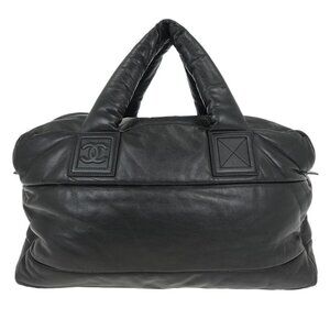 Chanel Black Calfskin Coco Cocoon Handbag